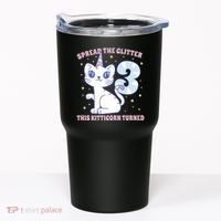 Spread The Glitter This Kitticorn Turned 3 Birthday Gift Tumbler thumb 0