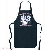 Spread The Glitter This Kitticorn Turned 3 Birthday Gift Apron thumb 0