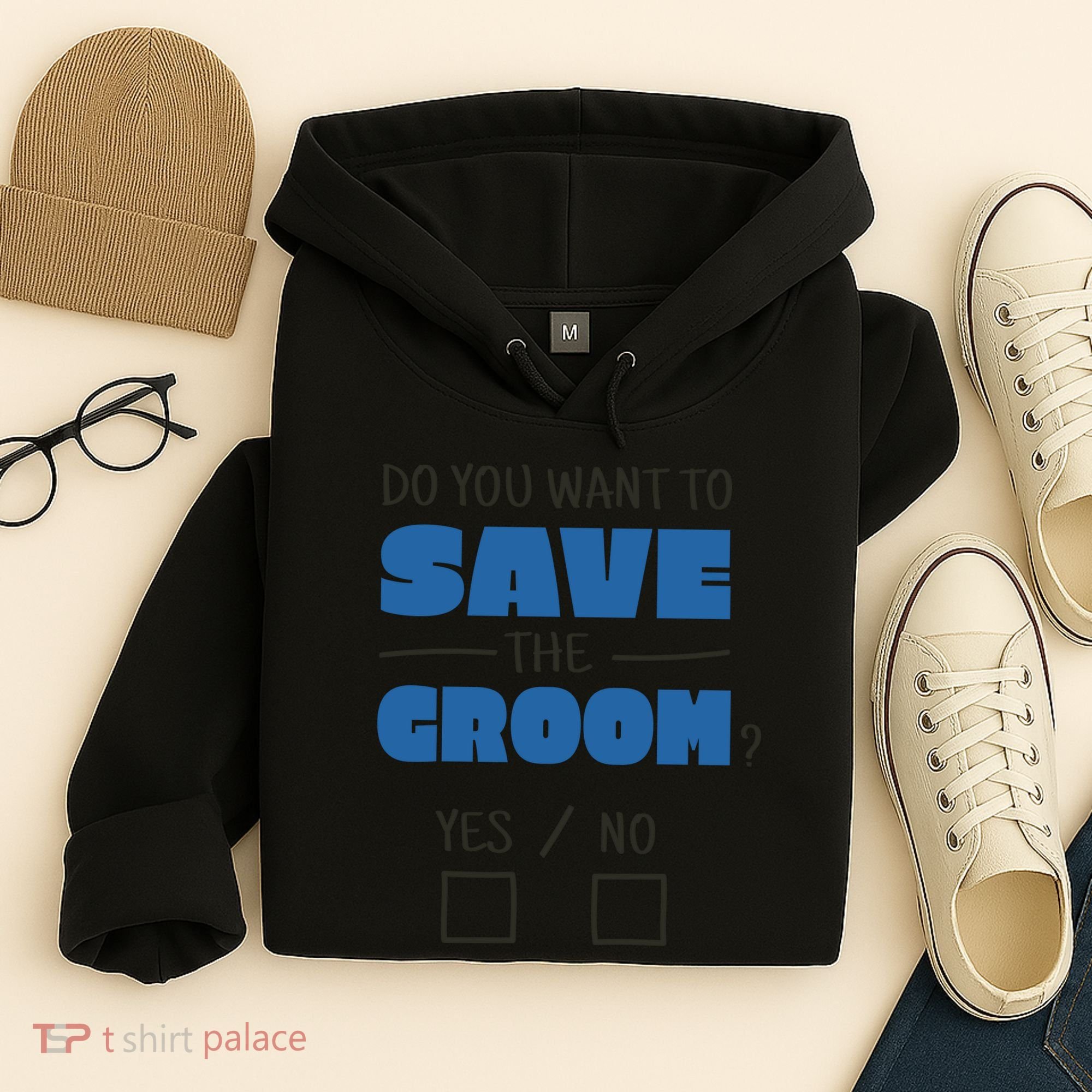 Save The Groom Funny Bachelor Hoodie