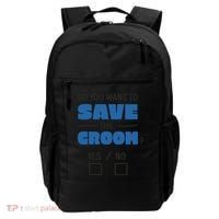 Save The Groom Funny Bachelor Backpack thumb 0