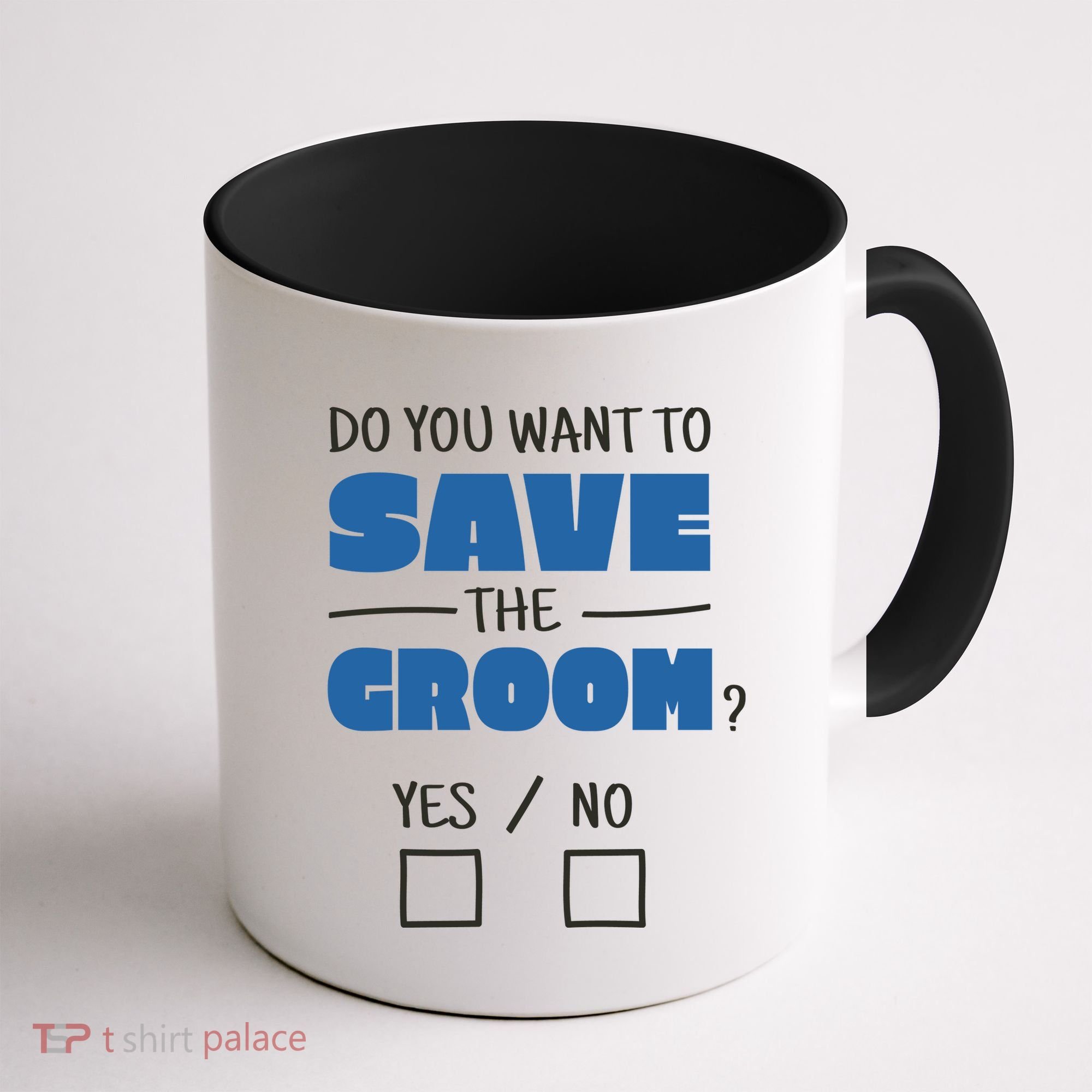 Save The Groom Funny Bachelor Coffee Mug