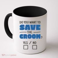 Save The Groom Funny Bachelor Coffee Mug thumb 0