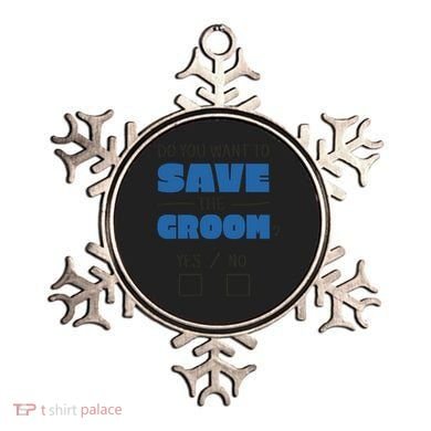 Save The Groom Funny Bachelor Ornament