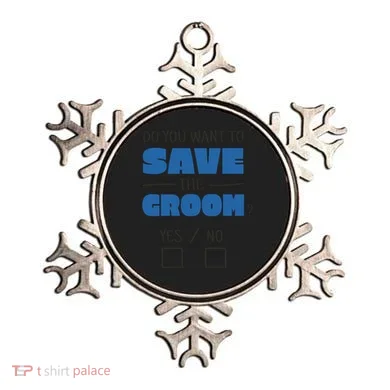 Save The Groom Funny Bachelor Ornament