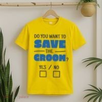 Save The Groom Funny Bachelor T-Shirt thumb 2