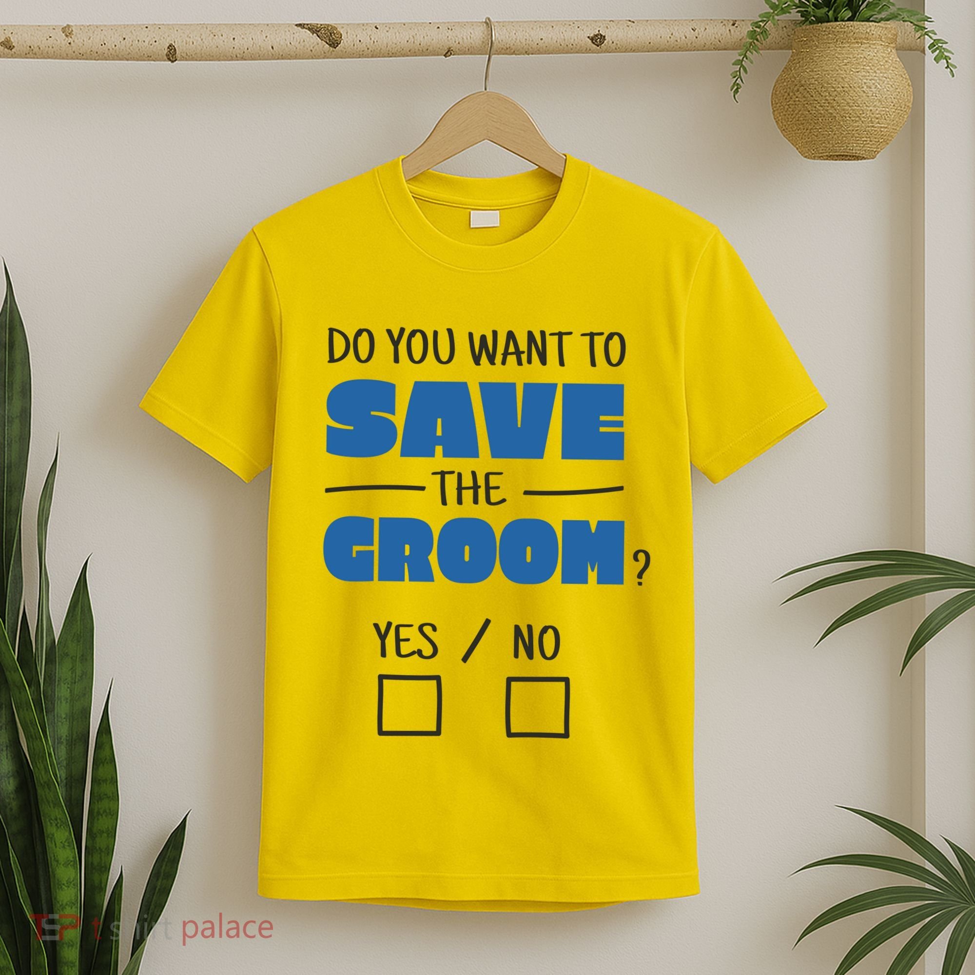 Save The Groom Funny Bachelor T-Shirt
