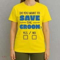 Save The Groom Funny Bachelor T-Shirt thumb 4