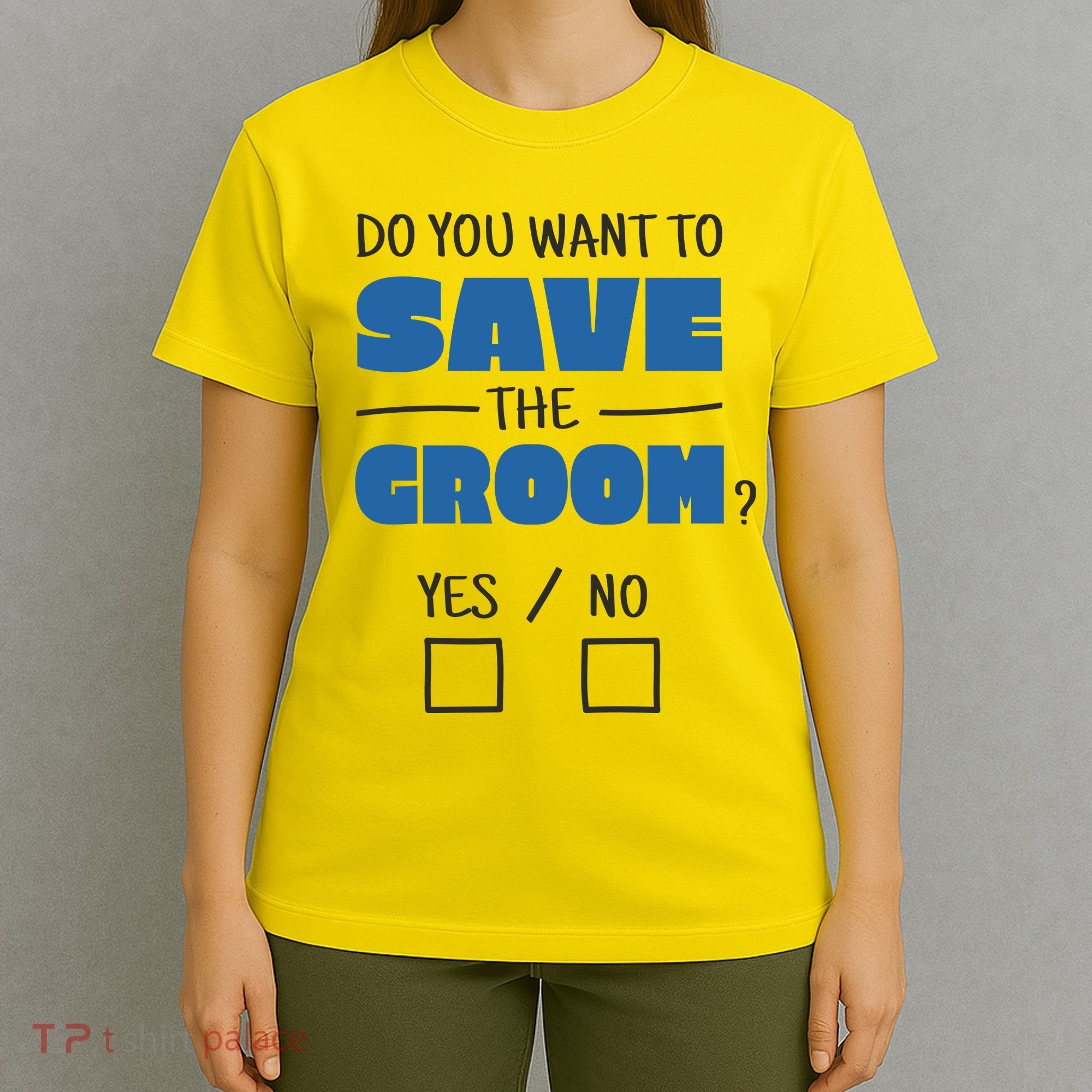Save The Groom Funny Bachelor T-Shirt