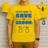 Save The Groom Funny Bachelor T-Shirt thumb 6