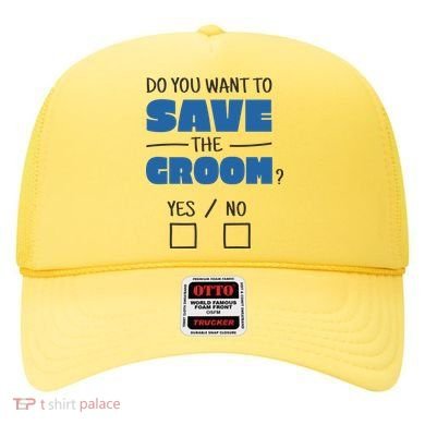 Save The Groom Funny Bachelor Hat