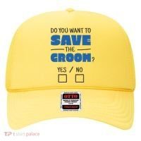 Save The Groom Funny Bachelor Hat thumb 0