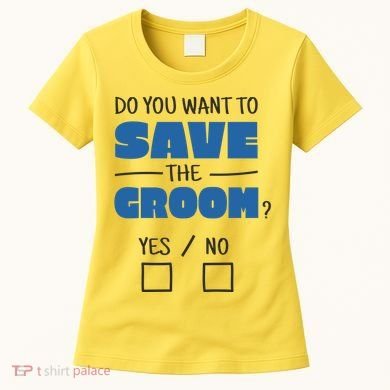 Save The Groom Funny Bachelor Women's T-Shirt
