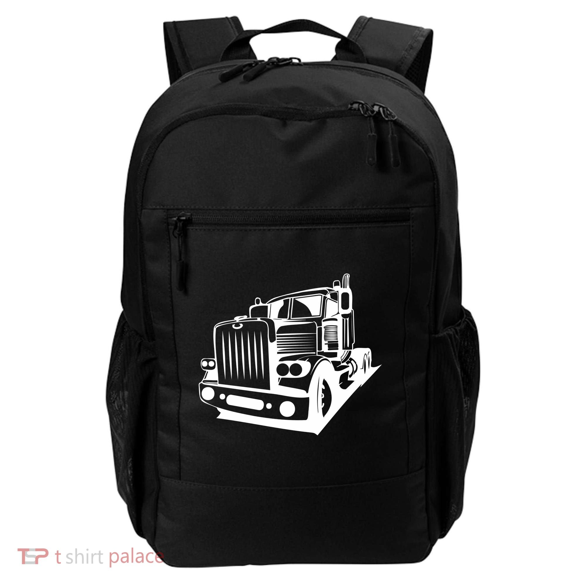 Semi Truck Gift For Truck Driver Backpack