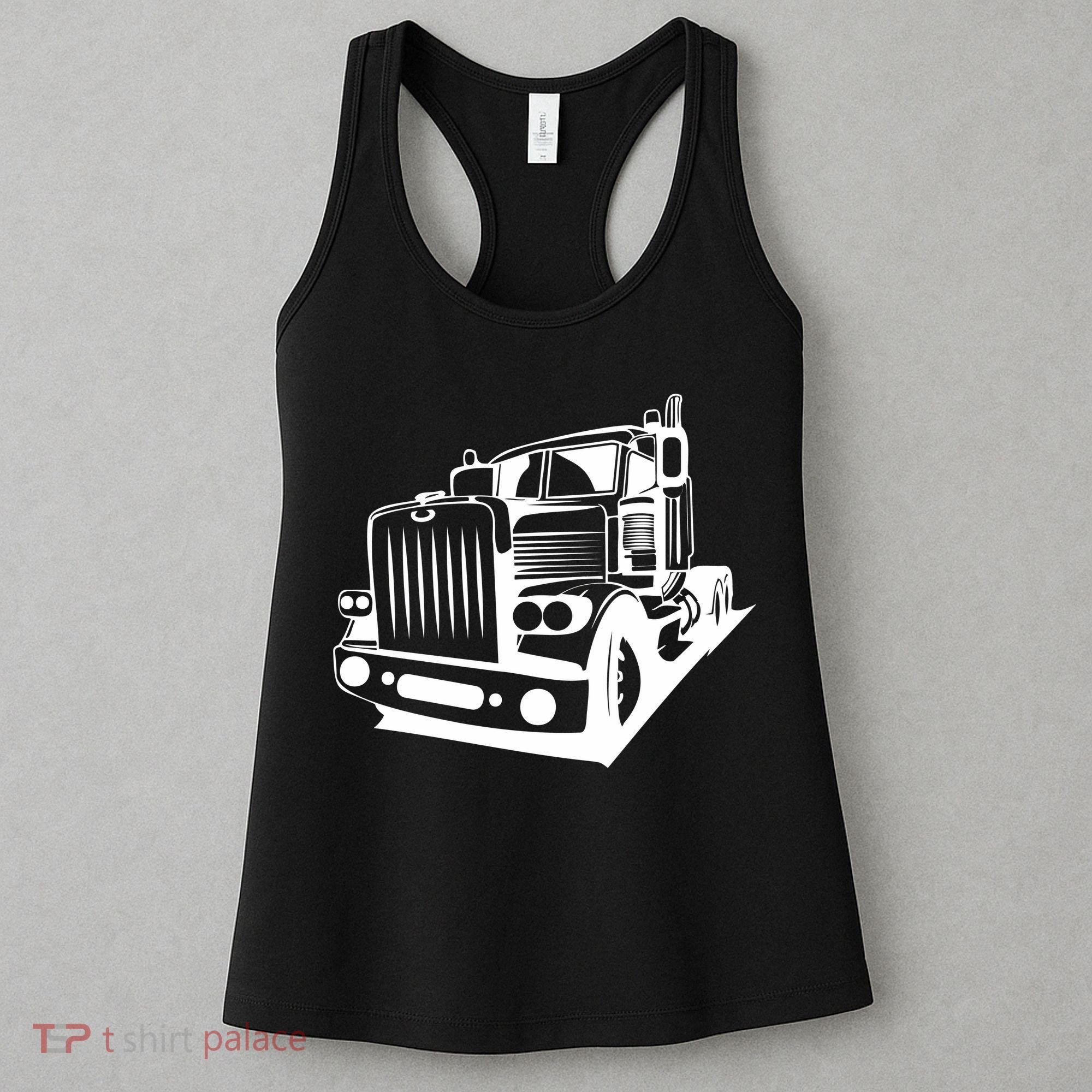 Semi Truck Gift For Truck Driver Women's Tank Top