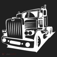 Semi Truck Gift For Truck Driver Golf Towel thumb 3