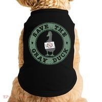 Save The Gray Duck Gift Doggie Tank thumb 0