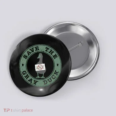 Save The Gray Duck Gift Button