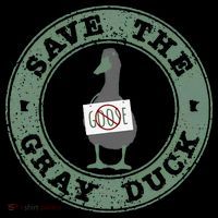 Save The Gray Duck Gift Women's Hoodie thumb 2