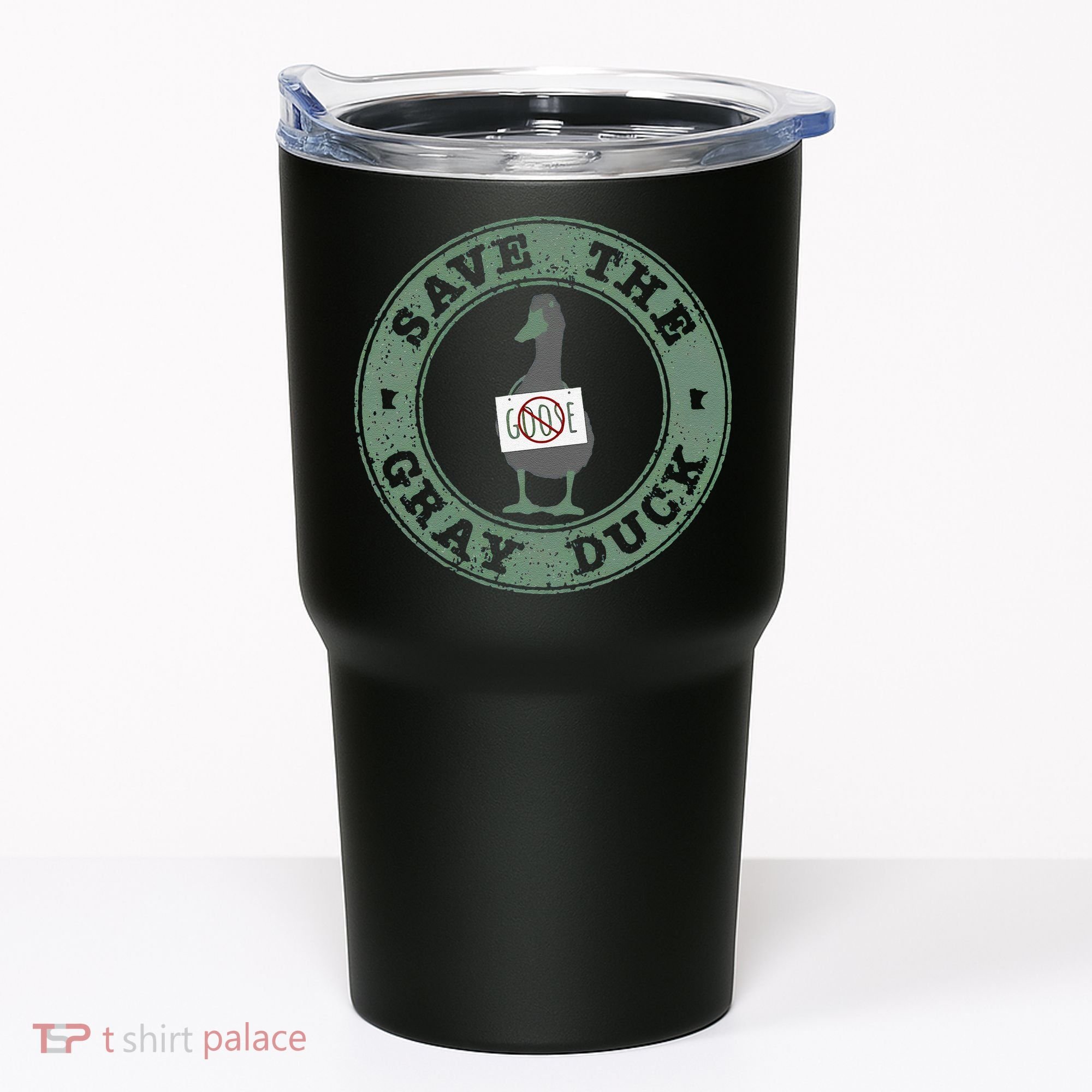 Save The Gray Duck Gift Tumbler