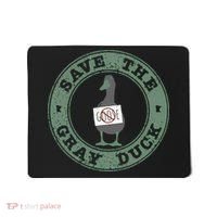 Save The Gray Duck Gift Mousepad thumb 0