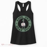 Save The Gray Duck Gift Women's Tank Top thumb 0