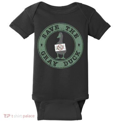Save The Gray Duck Gift Baby Bodysuit