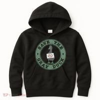 Save The Gray Duck Gift Kids Hoodie thumb 0