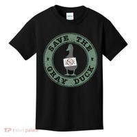 Save The Gray Duck Gift Kids T-Shirt thumb 0