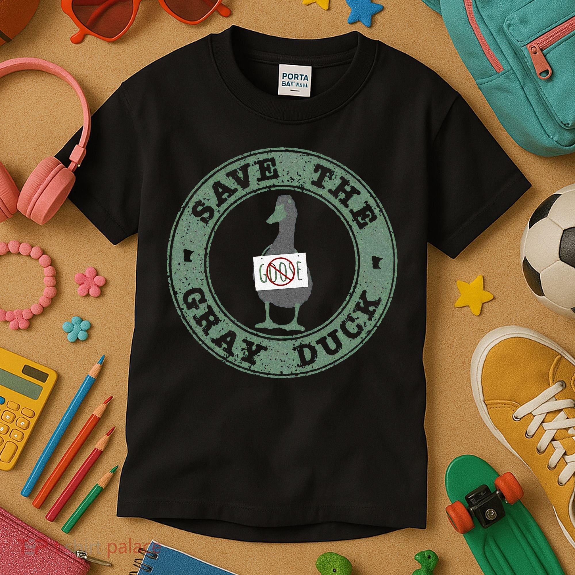 Save The Gray Duck Gift Kids T-Shirt