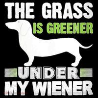 S The Grass Is Greener Under My Wiener Funny Weiner Dog Quote Coffee Mug thumb 5