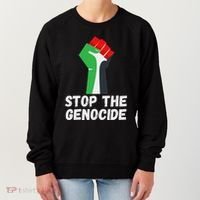 Stop The Genocide Fist Women's Sweatshirt thumb 0