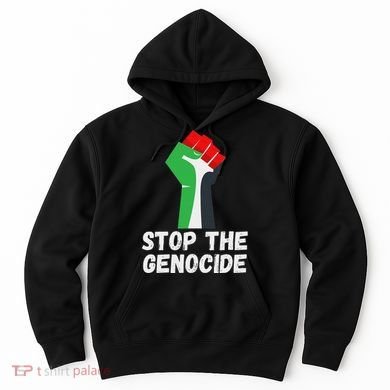 Stop The Genocide Fist Hoodie