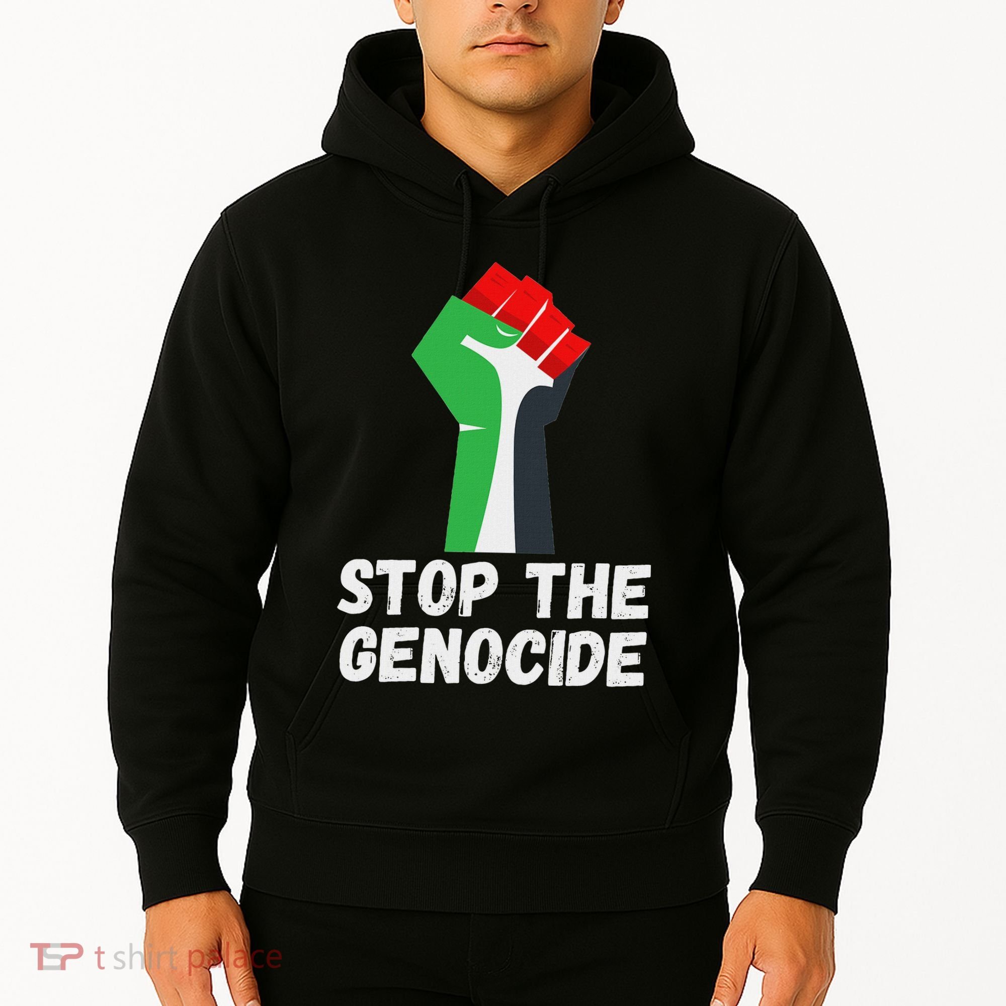 Stop The Genocide Fist Hoodie
