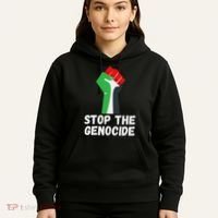 Stop The Genocide Fist Hoodie thumb 5