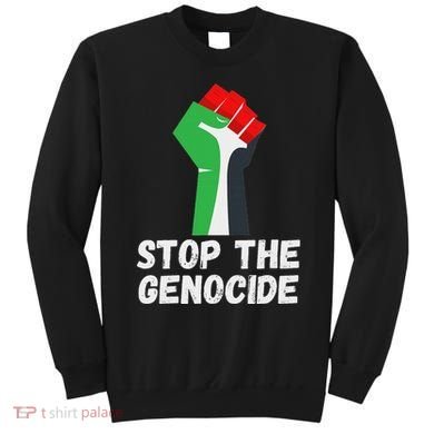 Stop The Genocide Fist Sweatshirt