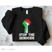 Stop The Genocide Fist Sweatshirt thumb 2