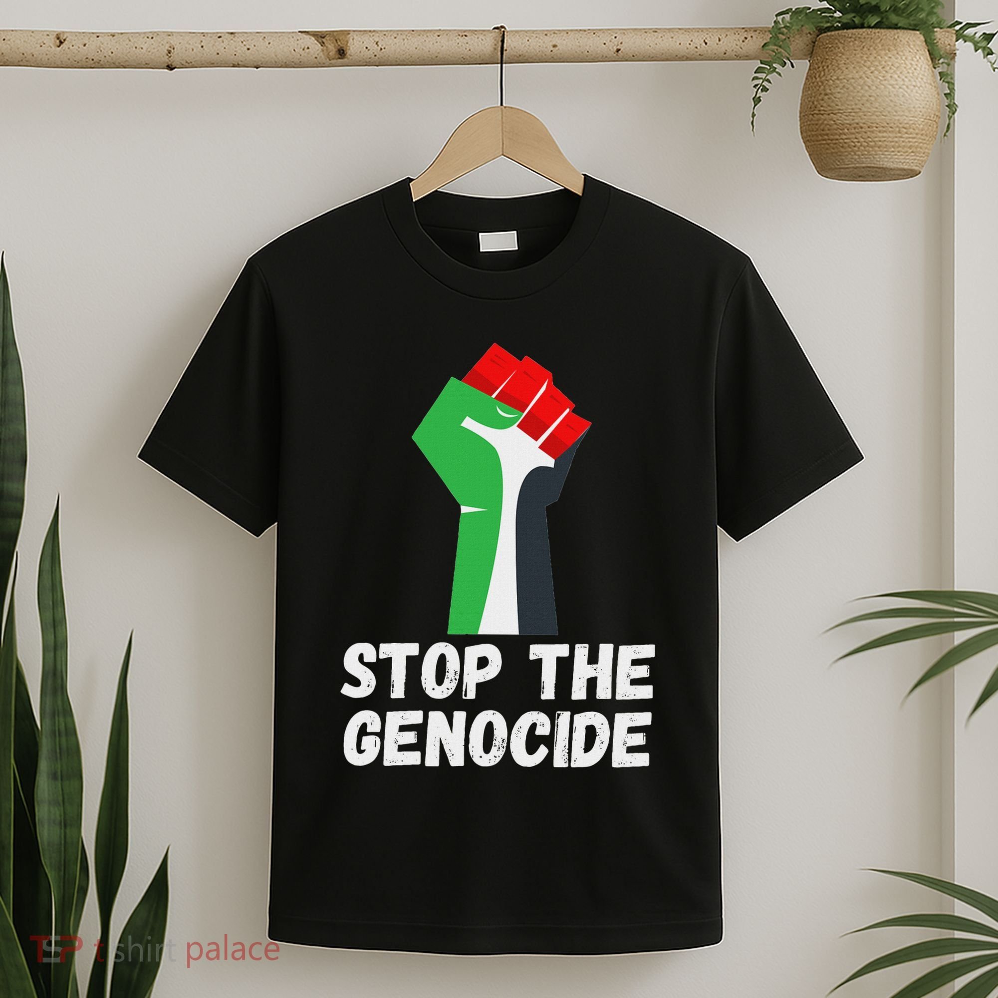 Stop The Genocide Fist T-Shirt
