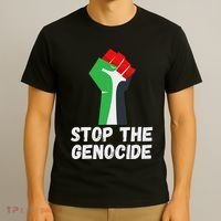Stop The Genocide Fist T-Shirt thumb 3