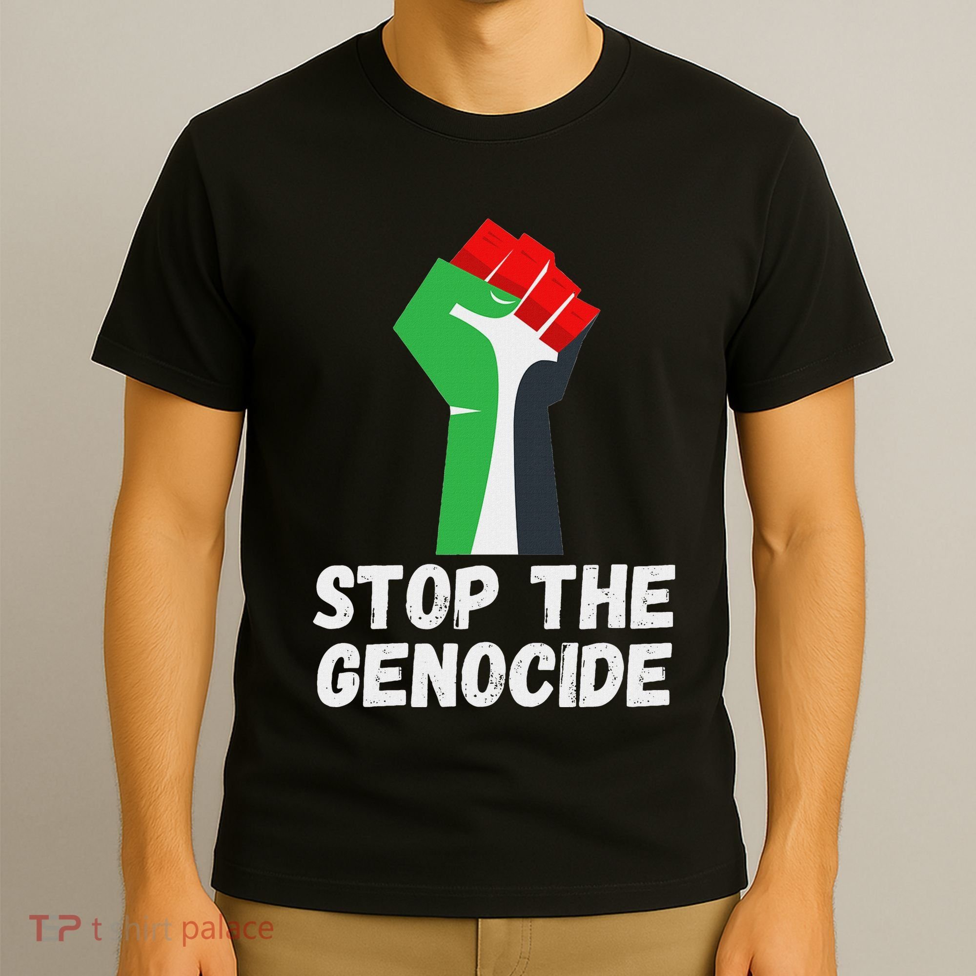 Stop The Genocide Fist T-Shirt