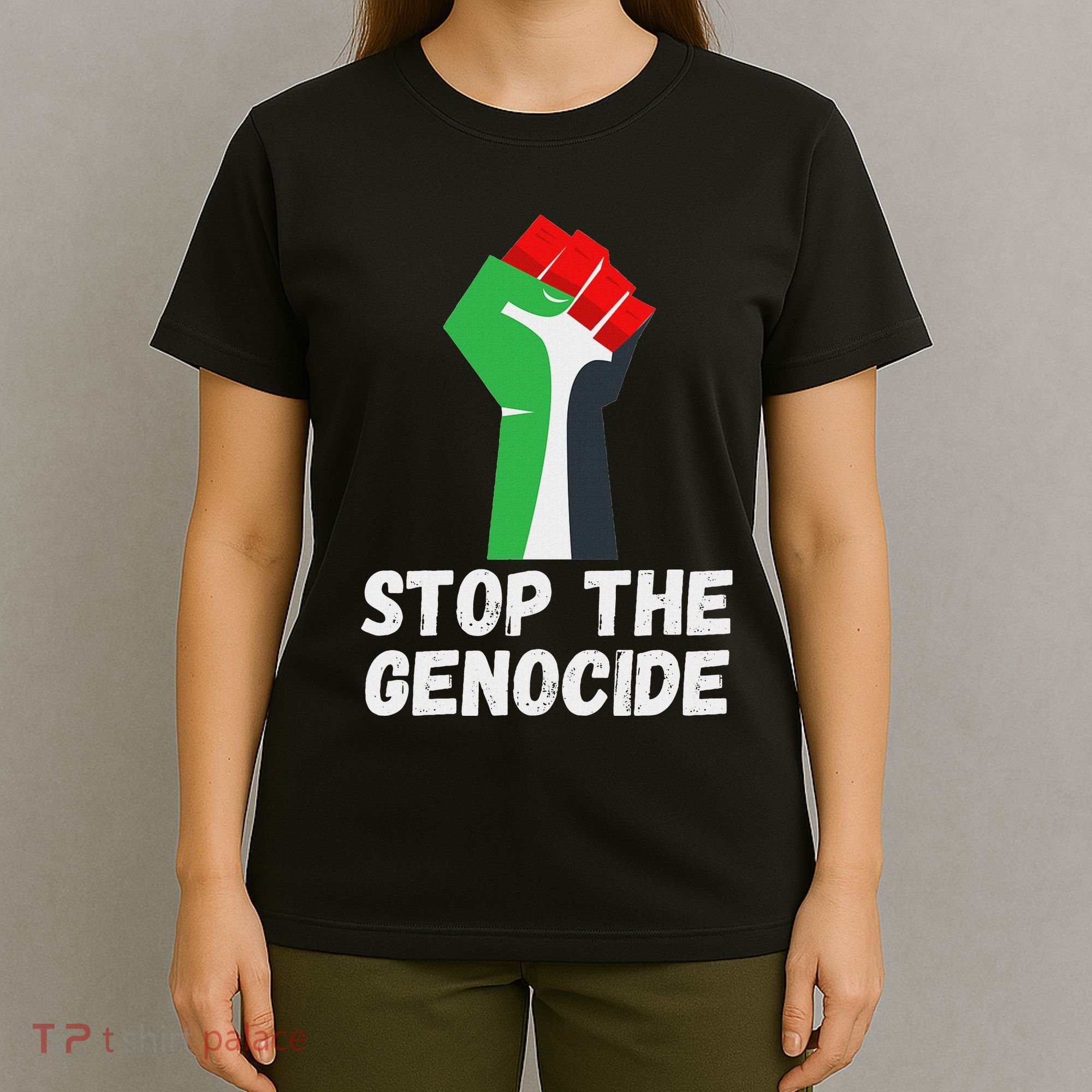 Stop The Genocide Fist T-Shirt