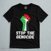 Stop The Genocide Fist T-Shirt thumb 5