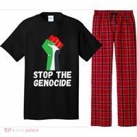 Stop The Genocide Fist Pajama Set thumb 0