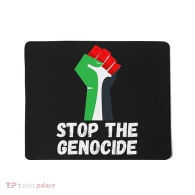 Stop The Genocide Fist Mousepad