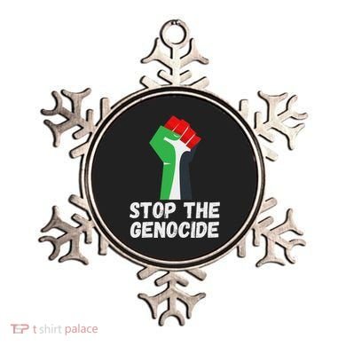 Stop The Genocide Fist Ornament