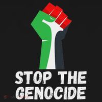 Stop The Genocide Fist Ornament thumb 1
