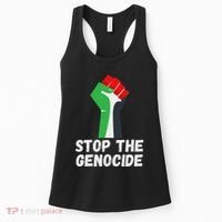 Stop The Genocide Fist Women's Tank Top thumb 0