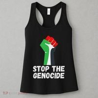 Stop The Genocide Fist Women's Tank Top thumb 3