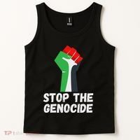 Stop The Genocide Fist Tank Top thumb 2