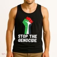 Stop The Genocide Fist Tank Top thumb 3