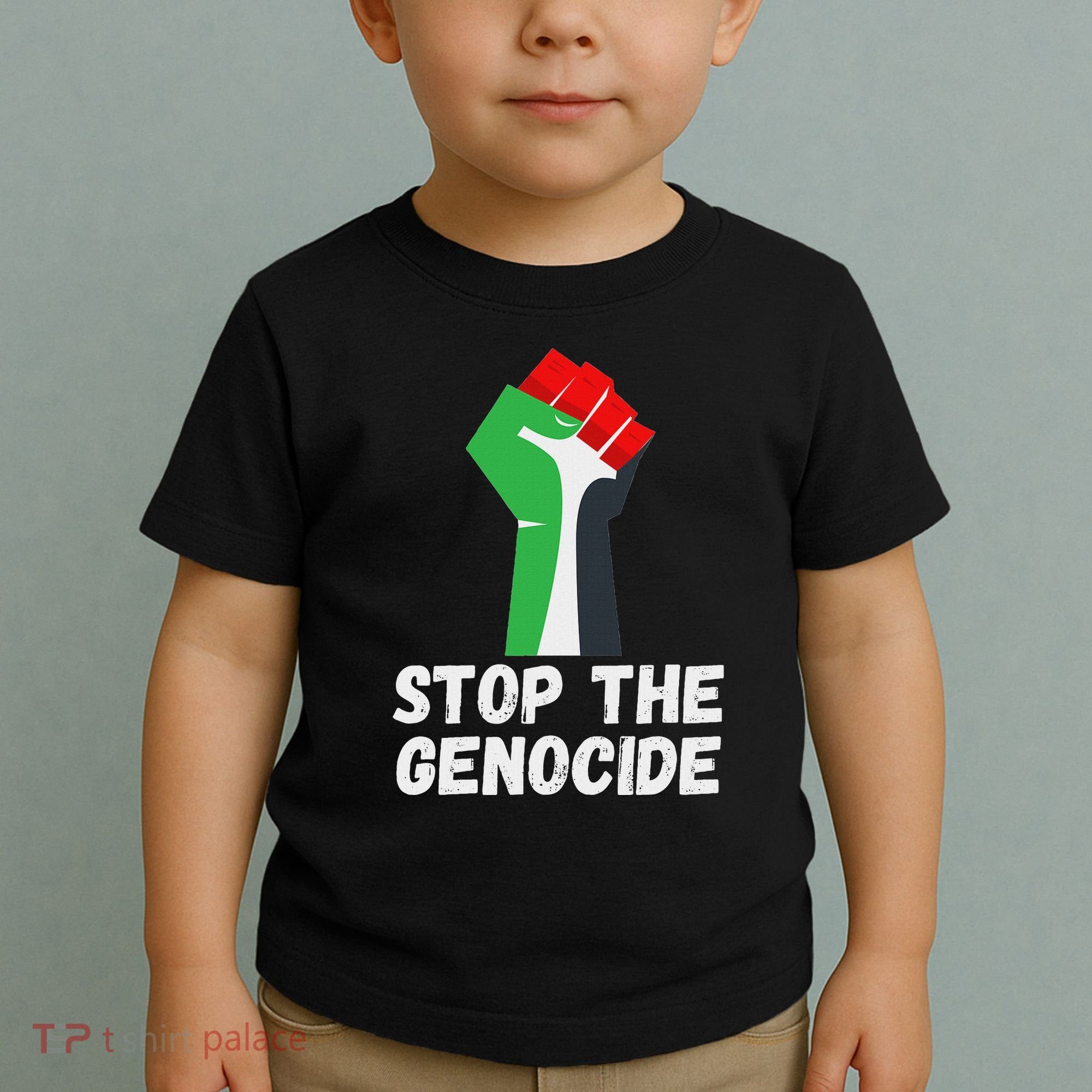 Stop The Genocide Fist Toddler T-Shirt